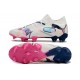 Sell Like Wild Fire Puma Future FG White and Pink Mens Soccer Cleats Online Shop