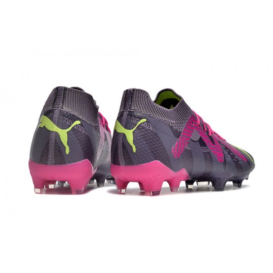 Shop the latest Puma Future Ultimate FG Purple Green Mens Soccer Cleats On Sale