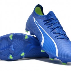 Puma Ultra Ultimate FG Blue White Men's Soccer Cleats