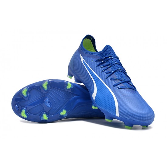 Where Can I Buy Puma Ultra Ultimate FG Blue White Mens Soccer Cleats Shop