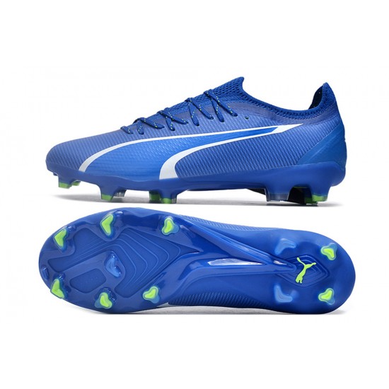 Where Can I Buy Puma Ultra Ultimate FG Blue White Mens Soccer Cleats Shop