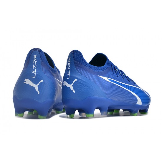 Where Can I Buy Puma Ultra Ultimate FG Blue White Mens Soccer Cleats Shop