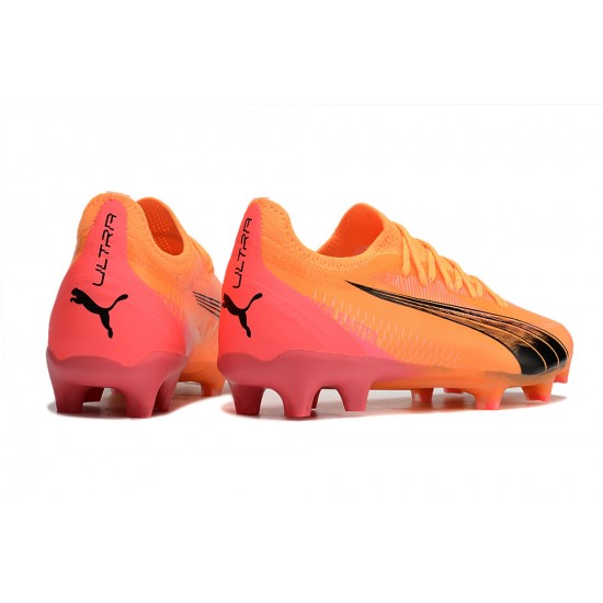 Shop Now Puma Ultra Ultimate FG Orange Black Mens Soccer Cleats Online Shop