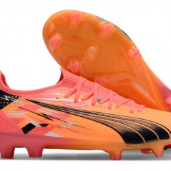 Puma Ultra Ultimate FG Orange Pink Men's Soccer Cleats