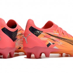 Puma Ultra Ultimate FG Orange Pink Men's Soccer Cleats