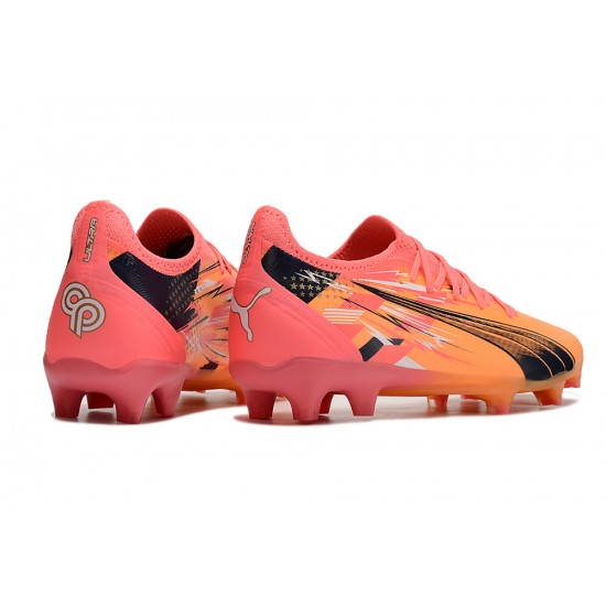 Salable Goods Puma Ultra Ultimate FG Orange Pink Mens Soccer Cleats Online Shop