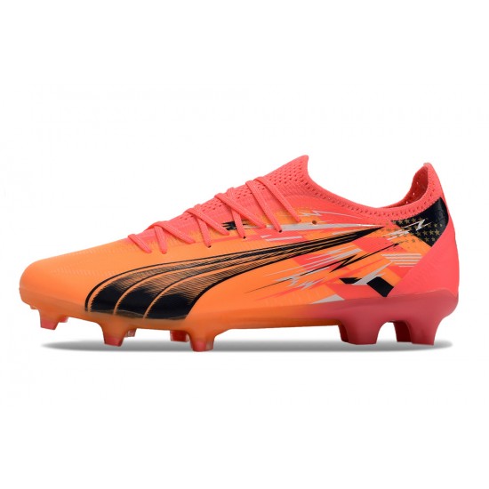 Salable Goods Puma Ultra Ultimate FG Orange Pink Mens Soccer Cleats Online Shop