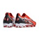 Choose To Buy Puma Ultra Ultimate FG Red Black Mens Soccer Cleats Shop Online