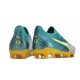 Buy the latest Puma Ultra Ultimate FG Teal Yellow Mens Soccer Cleats For Sale