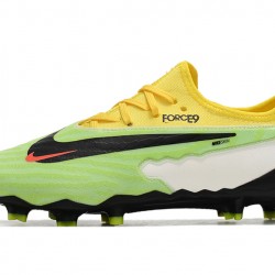 Nike Phantom GX Academy FG Yellow Green Black Low-top Footballboots For Men 