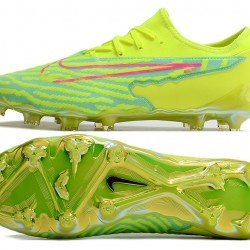 Nike Phantom GX Academy FG Yellow Green Pink Low-top Footballboots For Men 