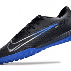 Nike Phantom GX Academy TF Black Blue White Low-top Footballboots For Men 