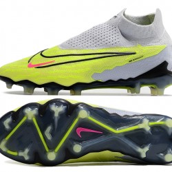 Nike Phantom GX Elite DF Link FG Black LightPurple Yellow Red High-top Footballboots For Men 