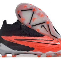 Nike Phantom GX Elite DF Link FG Black Orange High-top Footballboots For Men 