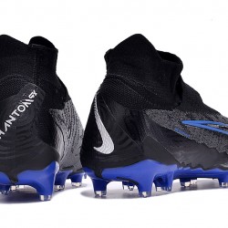 Nike Phantom GX Elite DF Link FG Black White Blue High-top Footballboots For Men 