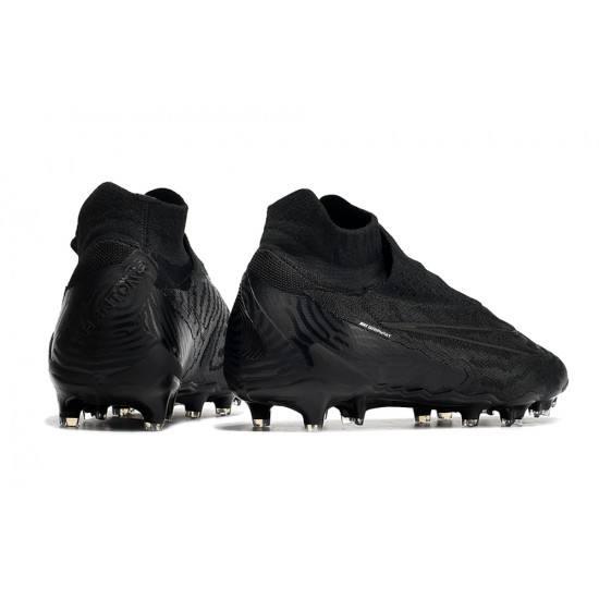 Popular Goods Nike Phantom GX Elite DF Link FG Black White High-top Footballboots For Men For Sale