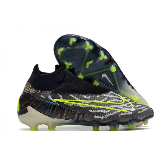 Goods That Sell Well Nike Phantom GX Elite DF Link FG Black Yellow Footballboots For Men Online