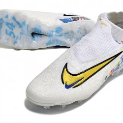 Nike Phantom GX Elite DF Link FG Mixtz White High-top Footballboots For Men 