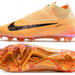 Nike Phantom GX Elite DF Link FG Orange Black High-top Footballboots For Men 