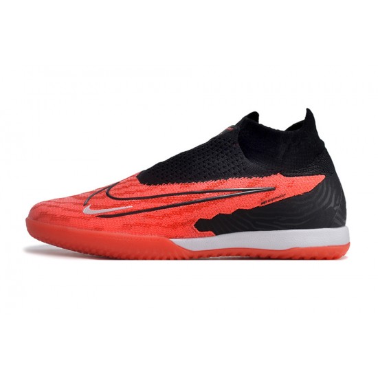 Order To Buy Nike Phantom GX Elite DF Link IC White Deepwine Black High-top Footballboots For Men Online