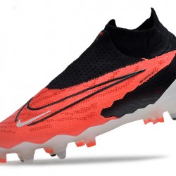 Nike Phantom- GX Elite DF Link SG Anti Clog Black Orange High-top Footballboots For Men 