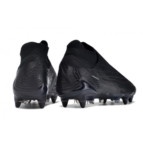 Where Can I Buy Nike Phantom- GX Elite DF Link SG Anti Clog Blang Blue Gray High-top Footballboots For Men Online Shop