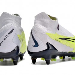 Nike Phantom- GX Elite DF Link SG Anti Clog Green LightPurple Red Black High-top Footballboots For Men 