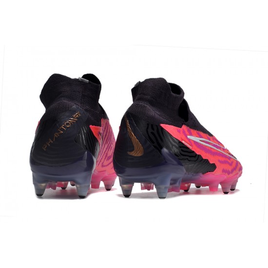 Discover Nike Phantom- GX Elite DF Link SG Anti Clog Pink Black White High-top Footballboots For Men Online