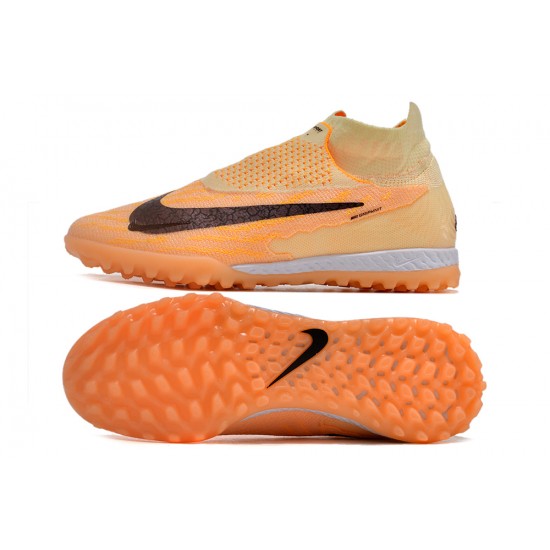 To Find A Ready Market Nike Phantom GX Elite DF Link TF Orange Black HIge-top Footballboots For Men Shop Online