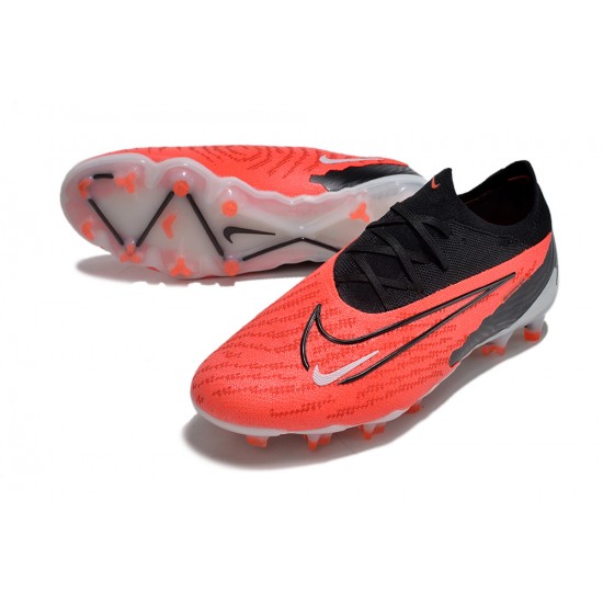 Shop Now Nike Phantom GX Elite FG Black Orange Low-top Footballboots For Men Online