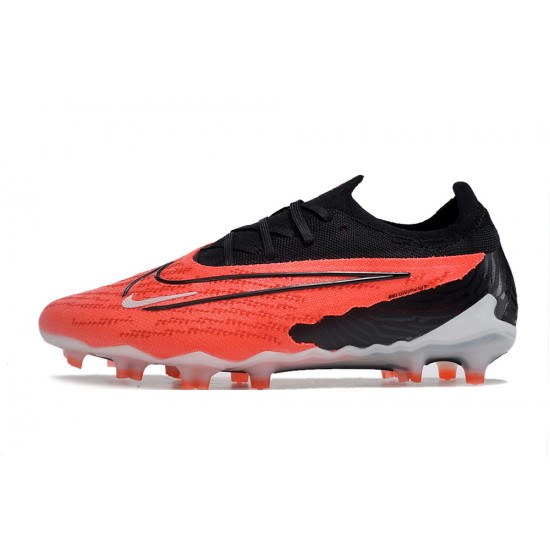 Shop Now Nike Phantom GX Elite FG Black Orange Low-top Footballboots For Men Online