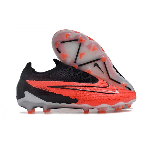 Shop Now Nike Phantom GX Elite FG Black Orange Low-top Footballboots For Men Online