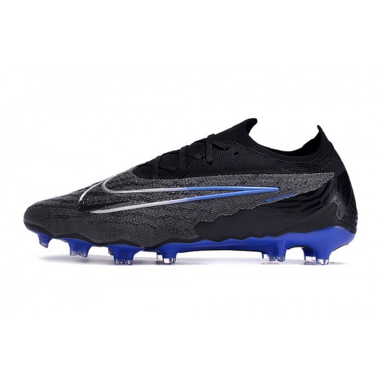 Our Top Picks Nike Phantom GX Elite FG Black White Blue Low-top Footballboots For Men Online Shop