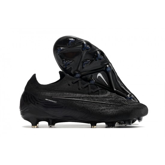 Our Top Picks Nike Phantom GX Elite FG Black White Low-top Footballboots For Men Online