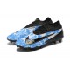 Discover the top-selling Nike Phantom GX Elite FG Grey Black Ltblue Low Soccer Cleats Sale