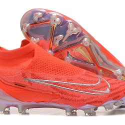 Nike Phantom GX Elite FG High Top Soccer Cleats Orange For Men 