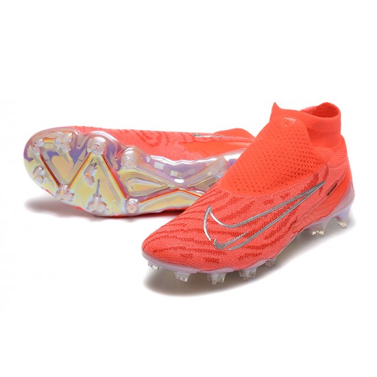 Sell Like Wild Fire Nike Phantom GX Elite FG High Top Soccer Cleats Orange For Men For Sale