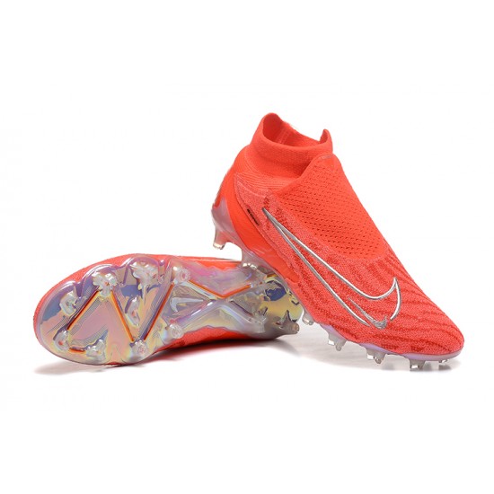 Sell Like Wild Fire Nike Phantom GX Elite FG High Top Soccer Cleats Orange For Men For Sale