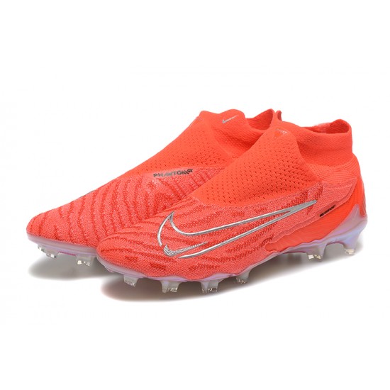 Sell Like Wild Fire Nike Phantom GX Elite FG High Top Soccer Cleats Orange For Men For Sale