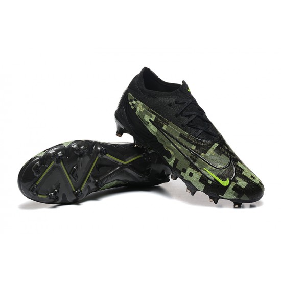 Buy the latest Nike Phantom GX Elite FG Low Soccer Cleats Black Green For Men Online