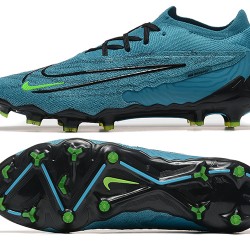 Nike Phantom GX Elite FG Low Soccer Cleats Blue Black Green For Men 