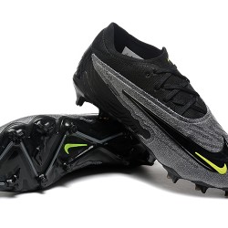 Nike Phantom GX Elite FG Low Soccer Cleats Grey Black For Men 