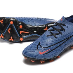 Nike Phantom GX Elite FG Low Soccer Cleats Ltblue Orange Black For Men 