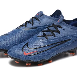 Nike Phantom GX Elite FG Low Soccer Cleats Ltblue Orange Black For Men 