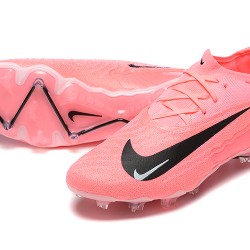 Nike Phantom GX Elite FG Low Soccer Cleats Pink Black For Men 