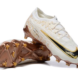 Nike Phantom GX Elite FG Low Soccer Cleats White Yellow Brown For Men 