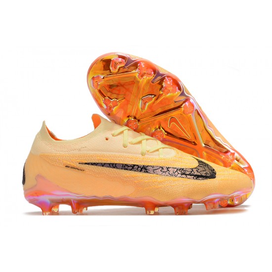 Goods That Sell Well Nike Phantom GX Elite FG Orange Black Low-top Footballboots For Men Online Shop