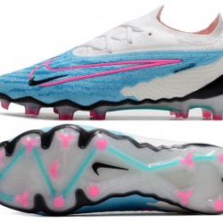 Nike Phantom GX Elite FG White Blue Pink Footballboots For Men 