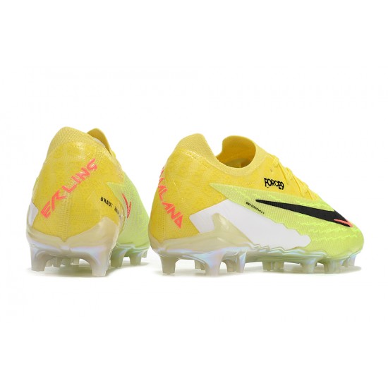 Top Quality Nike Phantom GX Elite FG Yellow Green Footballboots For Men Sale