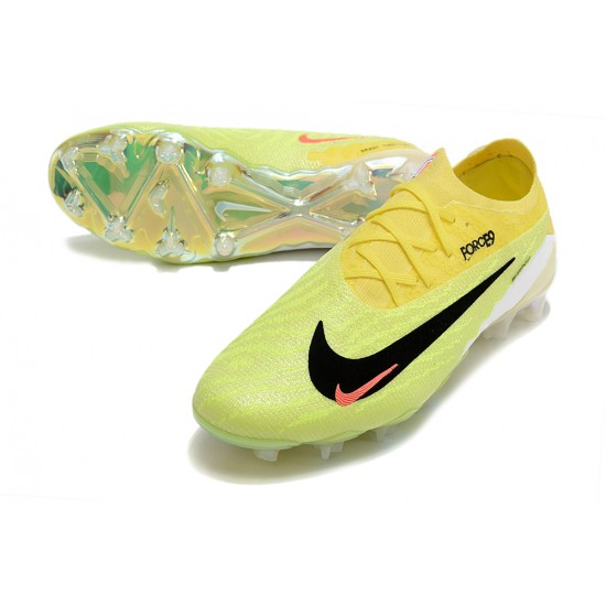 Top Quality Nike Phantom GX Elite FG Yellow Green Footballboots For Men Sale